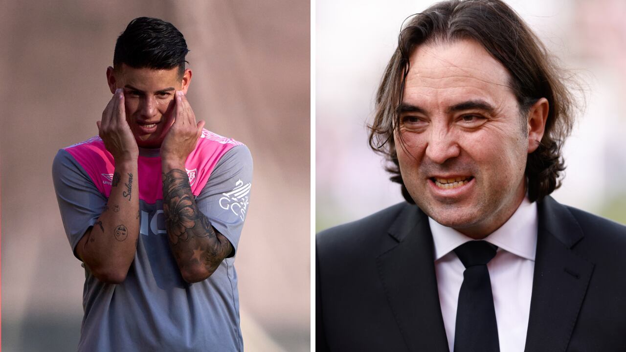 James Rodríguez en Rayo Vallecano, que cuenta con Raúl Presa como el presidente.