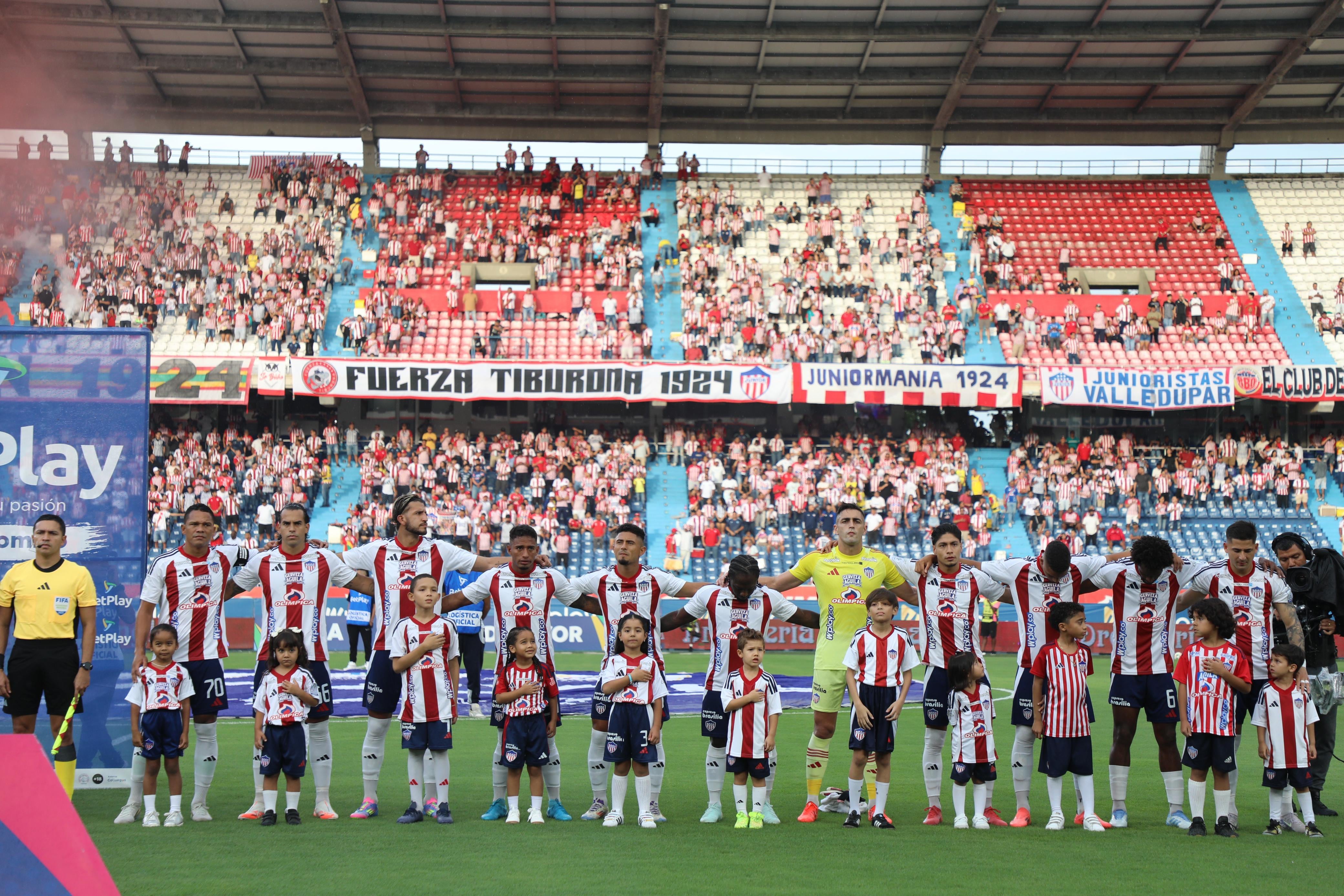 El junior y el Tolima empataron a un gol en el primer partido del cuadrangular A en la Liga BetPlay.