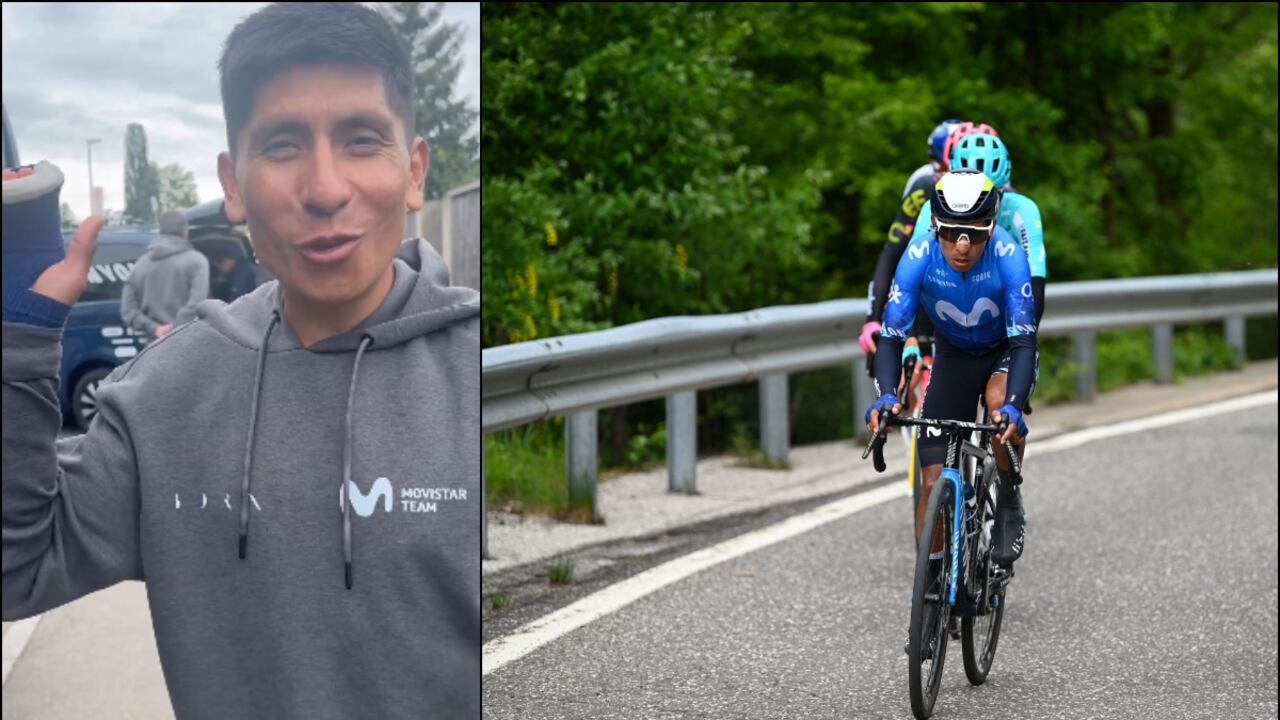 Nairo Quintana sufre una fractura en la mano