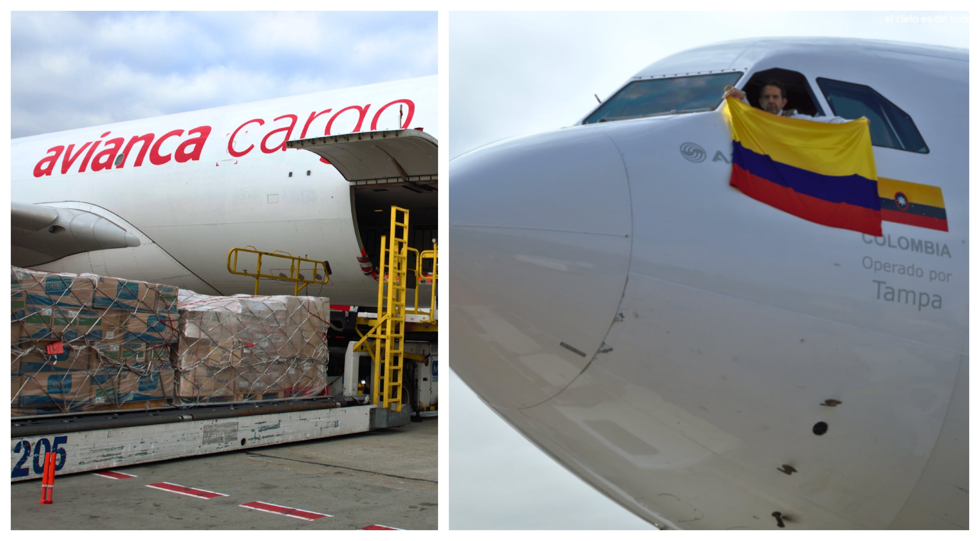 Aterriza por primera vez en Montería un avión Airbus de Avianca Cargo con 20 toneladas de ayudas humanitarias para los afectados por las inundaciones.
