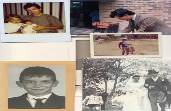 Unas fotos del álbum familiar de Rafael Pardo.