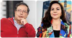 Gustavo Petro y Santa Urrutia