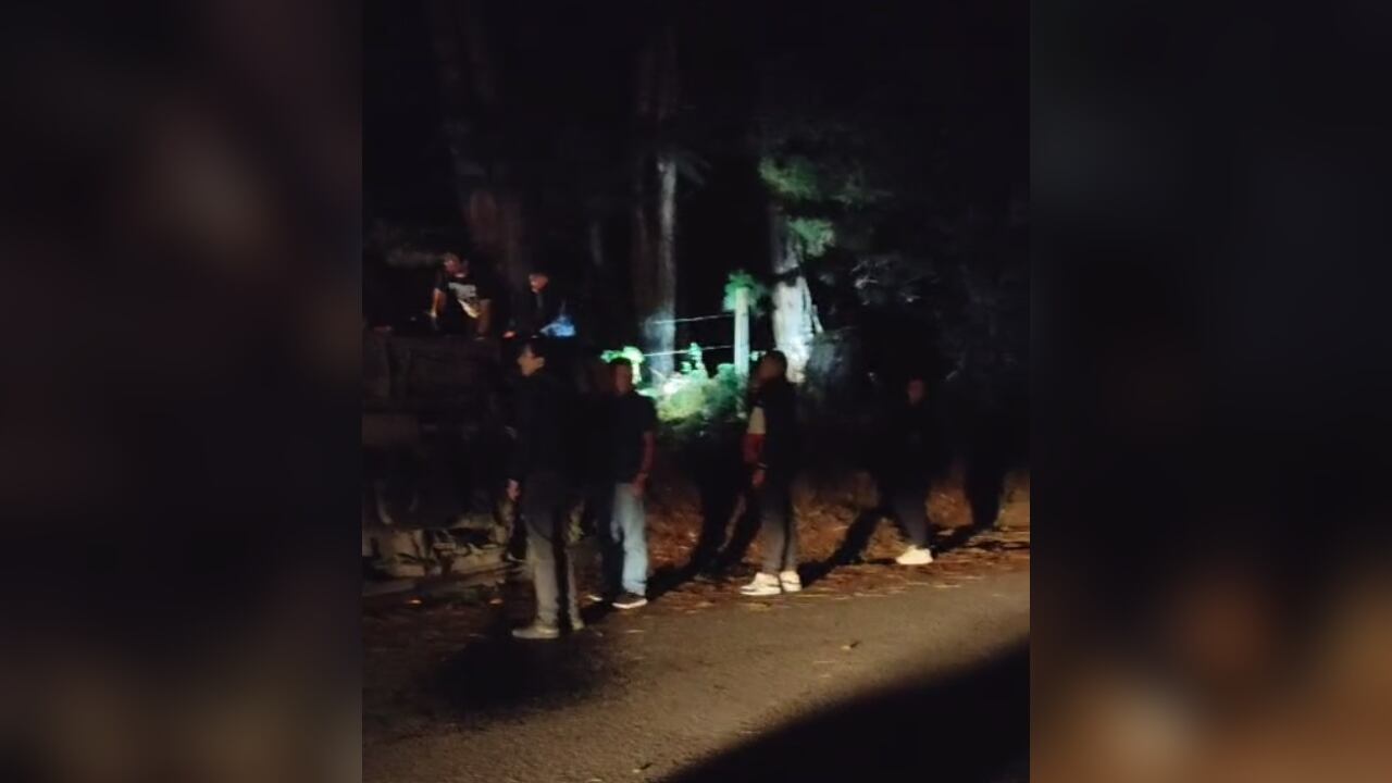 El accidente ocurrió en la mañana de este sábado.