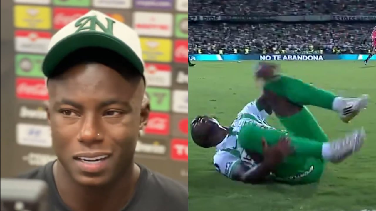 Marino Hinestroza salió lastimado del duelo con São Paulo en Libertadores