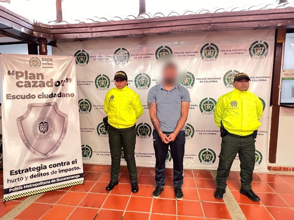 Este hombre fue capturado en el barrio María Paz.