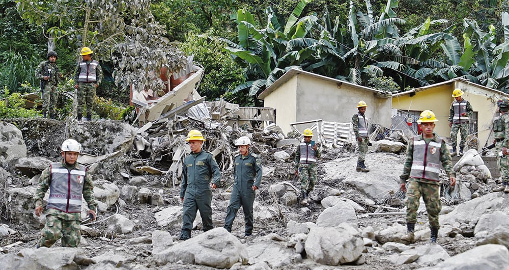 Avalancha en Quetame