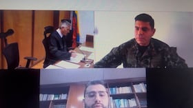 Audiencia de imputación de cargos en contra de general activo del Ejército, Federico Mejía.