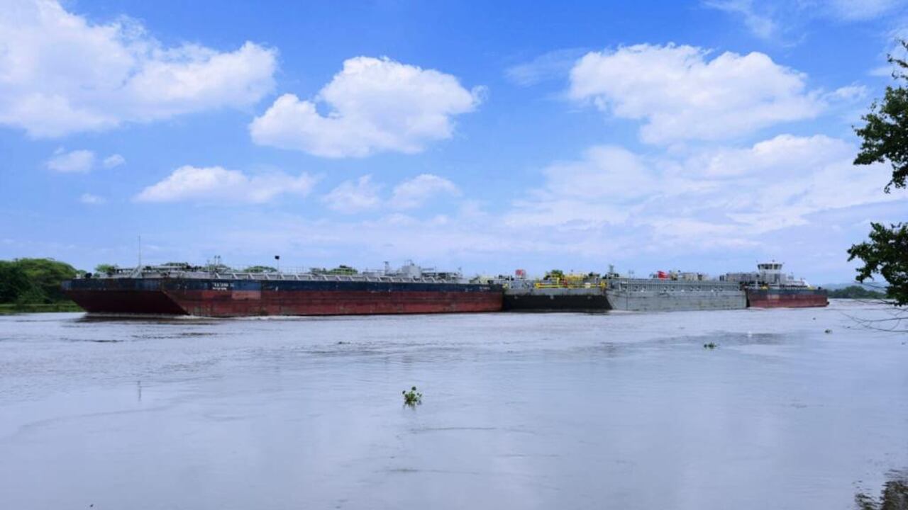 Río Magdalena en el departamento de Atlántico
