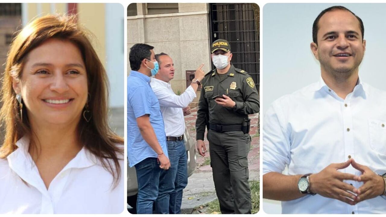 Paola Holguín y Juan Espinal