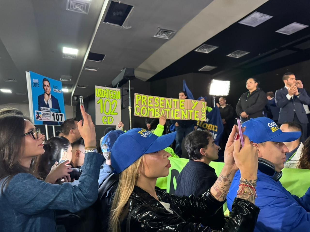 El Centro Democrático presentó su lista a la cámara por Bogotá.