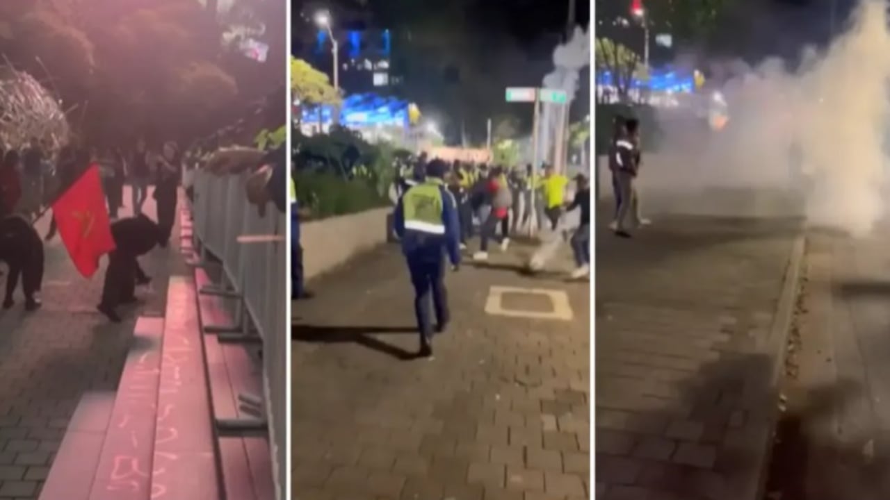 Desórdenes en Medellín.