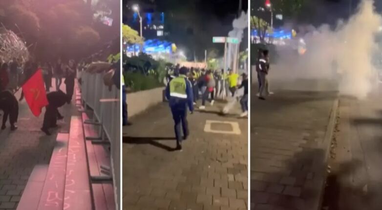 Desórdenes en Medellín.