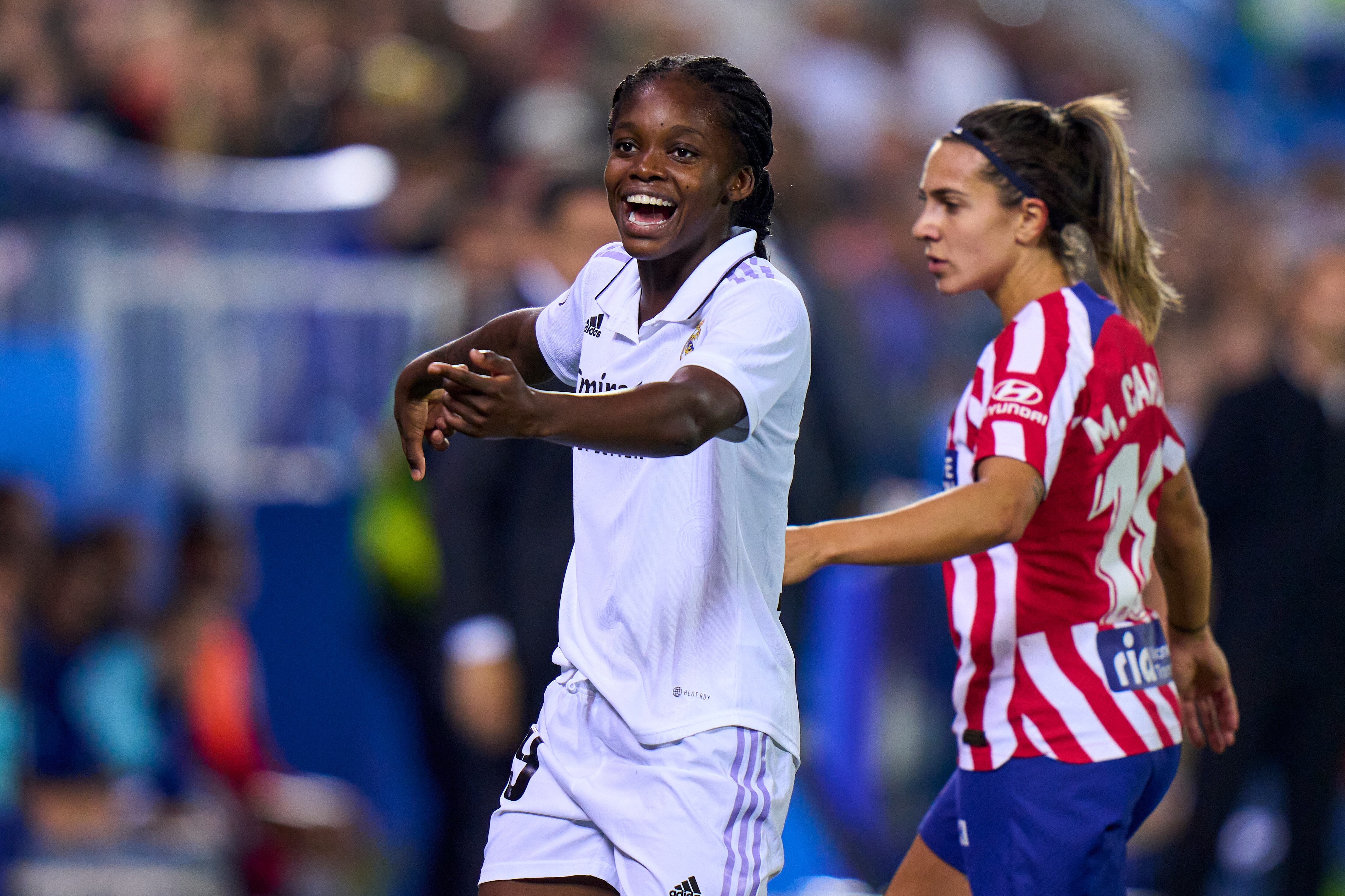 Linda Caicedo con el Real Madrid