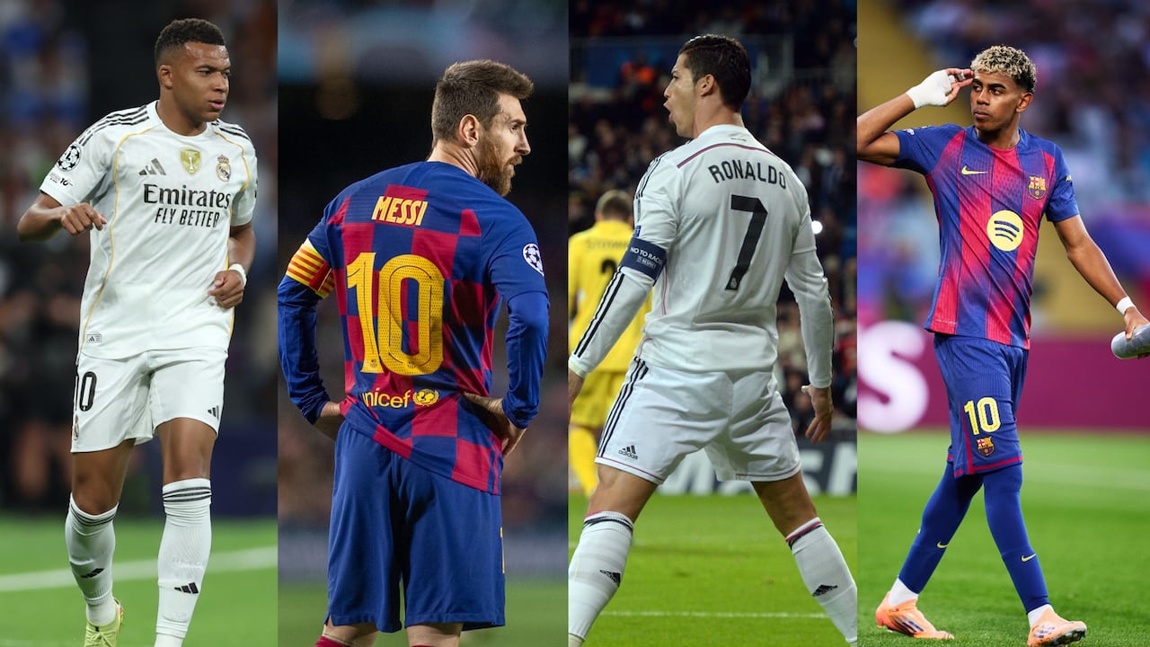 Kylian Mbappé y Lamine Yamal traen a la memoria la época dorada de los clásicos españoles entre Lionel Messi y Cristiano Ronaldo.