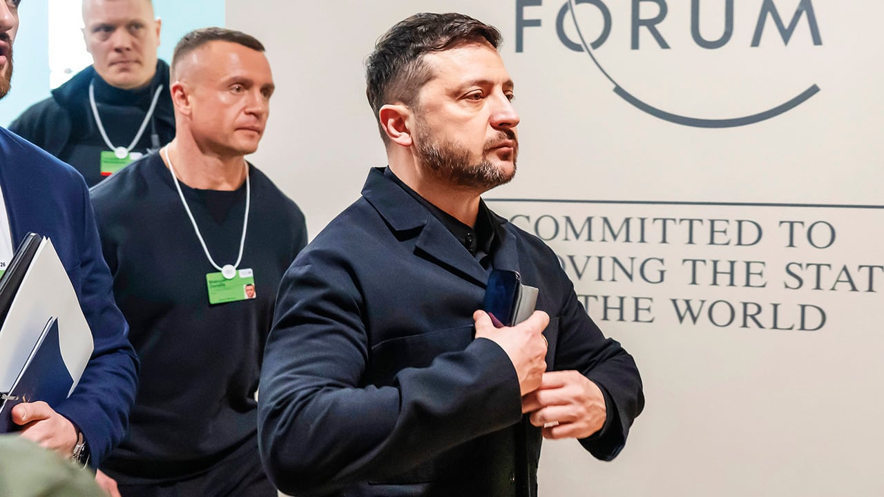 Volodimir Zelenski, presidente de Ucrania.