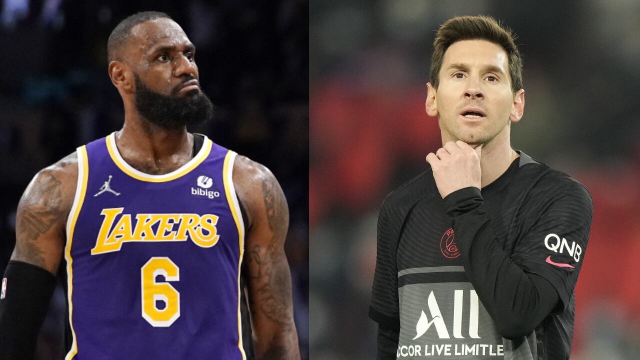 Lionel Messi está en lo más alto del listado, seguido por el basquetbolista Lebron James.
