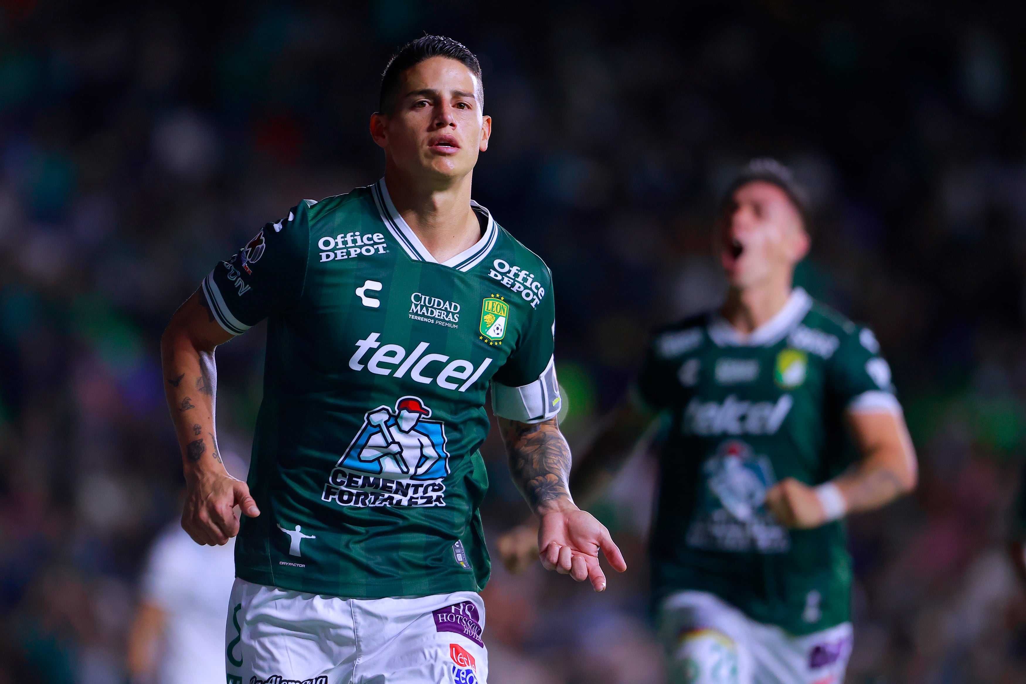 James Rodríguez, jugador del León de México.