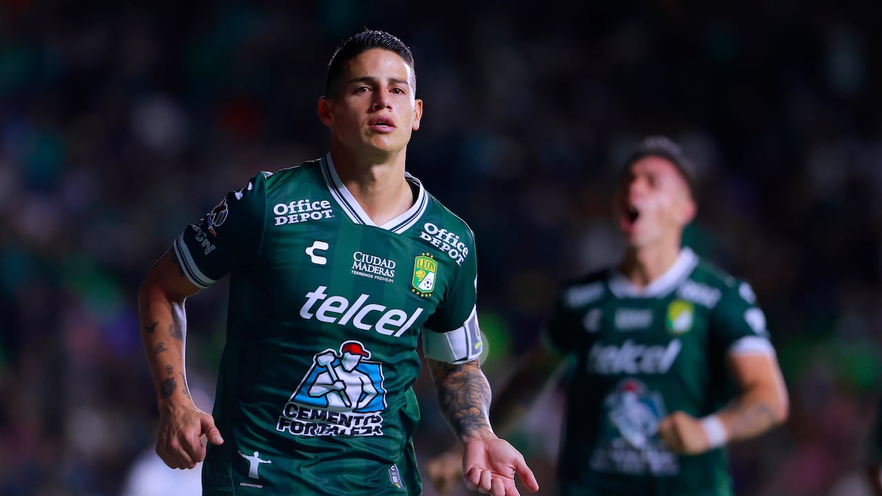 James Rodríguez, jugador del León de México.