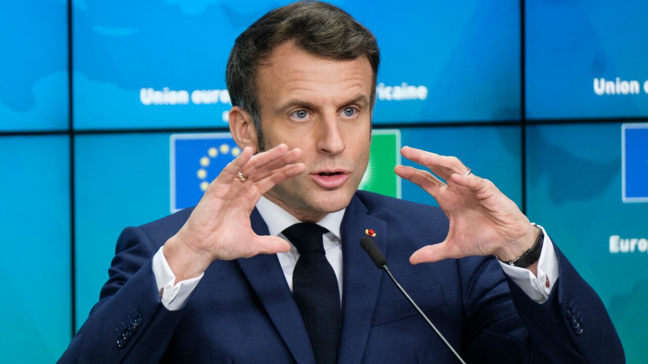 Emanuel Macron reaccionó a los ataques rusos a Ucrania