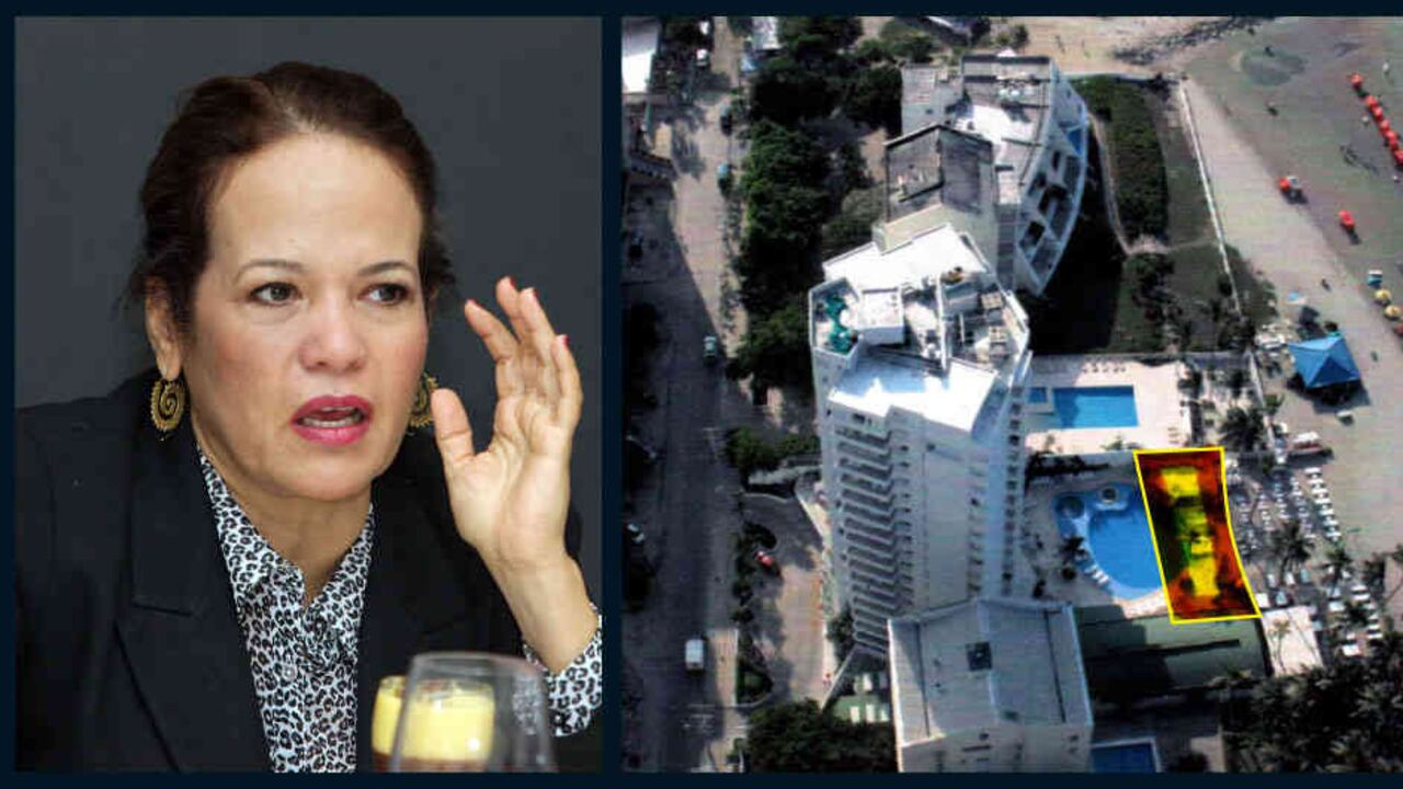 El Concejo autorizó a la Alcaldía, entonces a cargo de Judith Pinedo, para vender cientos de baldíos que el Estado le había entregado tras una actualización. Entre estos, se registró uno de 240 metros (marcado en la foto) que ocupa el Hotel Dann desde hace 45 años, que la alcaldía le vendió a precio comercial. La Fiscalía local cree que la venta fue ilegal y que hubo peculado.