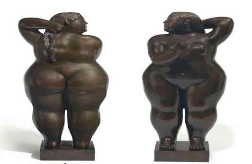 'Mujer de pie' de Fernando Botero. Esculpida en 1993. Vendida por 463.000 dólares.