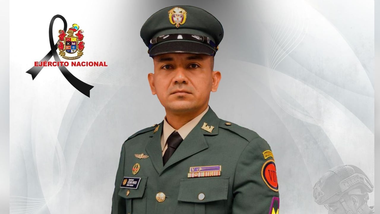 El sargento segundo César Leonardo Pardo Rojas, técnico en explosivos, quien murió tras ser víctima de la activación de uno de estos artefactos explosivos improvisados.