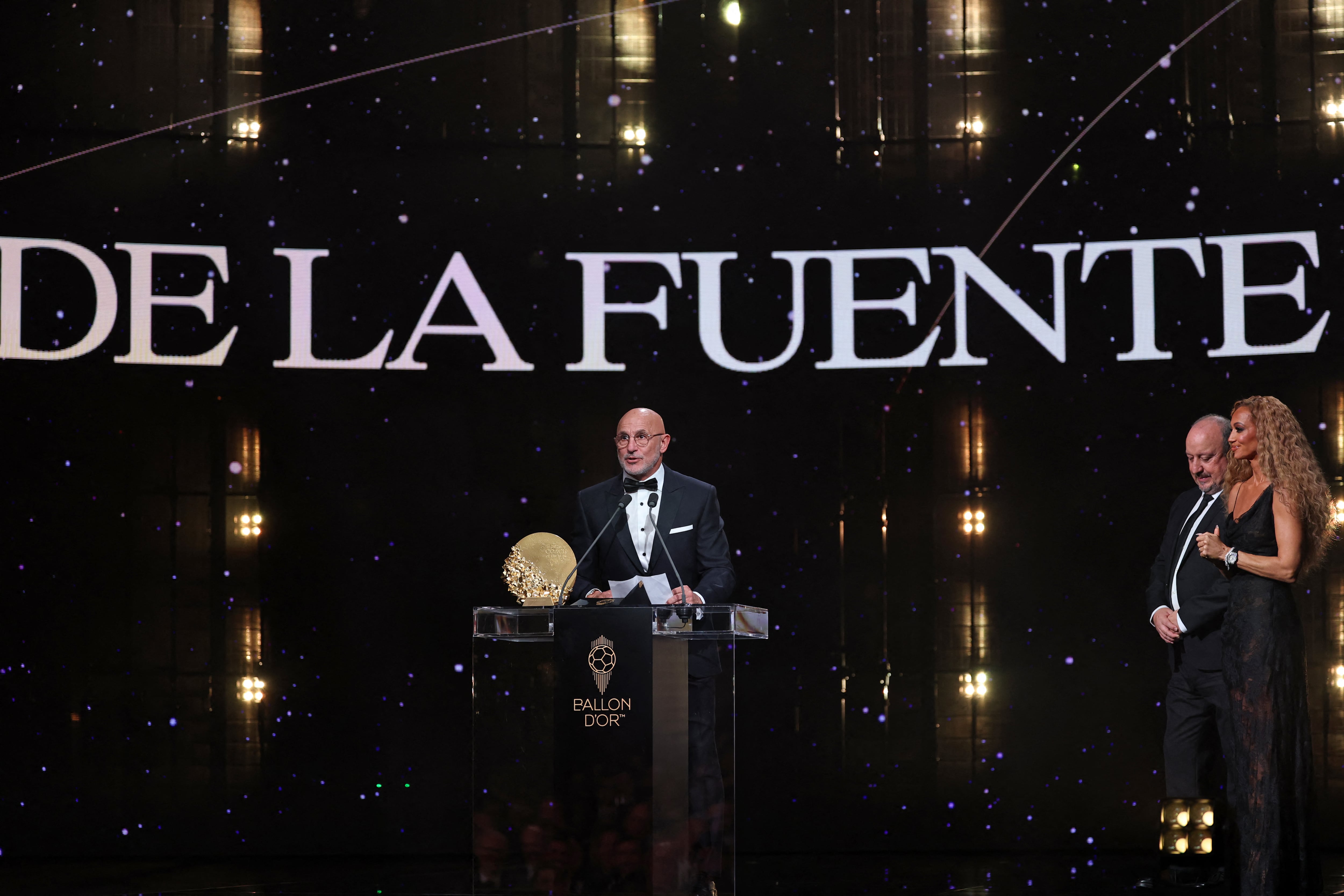 Luis de La Fuente, elegido el mejor técnico en la gala del Balón de Oro 2026