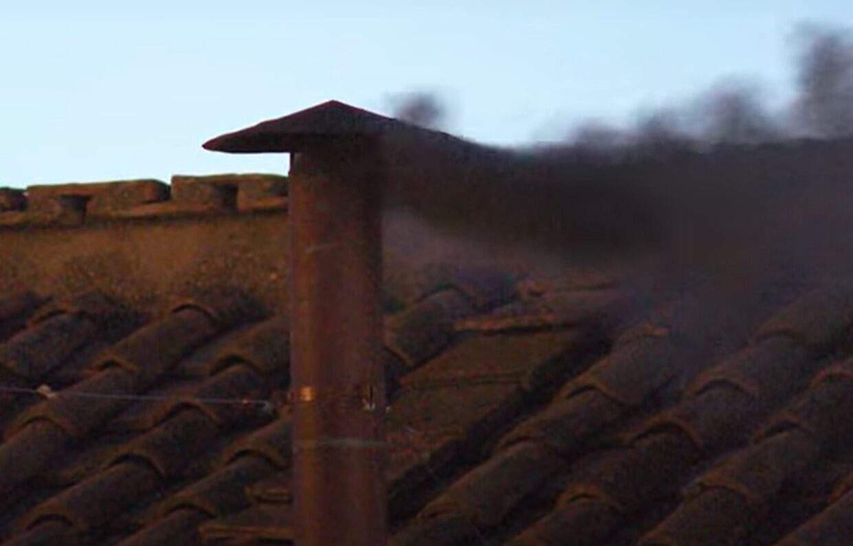 Humo negro en el Vaticano