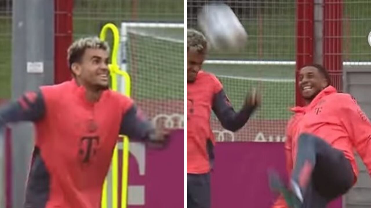 Broma de Luis Díaz en Bayern Múnich le terminó saliendo al revés.