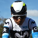 PALMANOVA- CALVIA, SPAIN - JANUARY 29: Nairo Quintana of Colombia and Movistar Team prior to the 34th Challenge Ciclista Mallorca 2025 - 24th Trofeo Calvia a 149.6km one day race from Palmanova to Palmanova on January 29, 2025 in Palmanova - Calvia, Spain. (Photo by Tim de Waele/Getty Images)