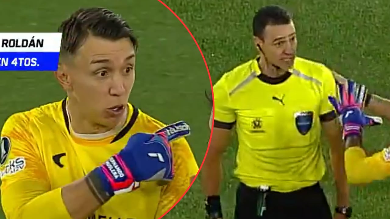 Fernando Muslera y Wilmar Roldán tuvieron una discusión en pleno partido. El uruguayo calificó de "desastre" y "horrible" al colombiano