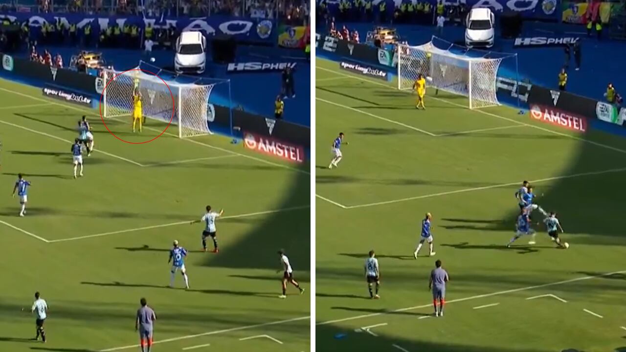 Martirena marcó golazo en la final de Sudamericana