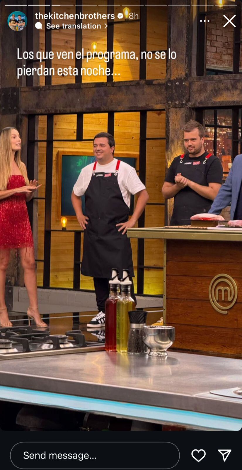 The Kitchen Brothers fueron los invitados especiales de 'MasterChef Celebrity'.