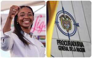 La alcaldesa de Buenaventura, Ligia del Carmen Córdoba.