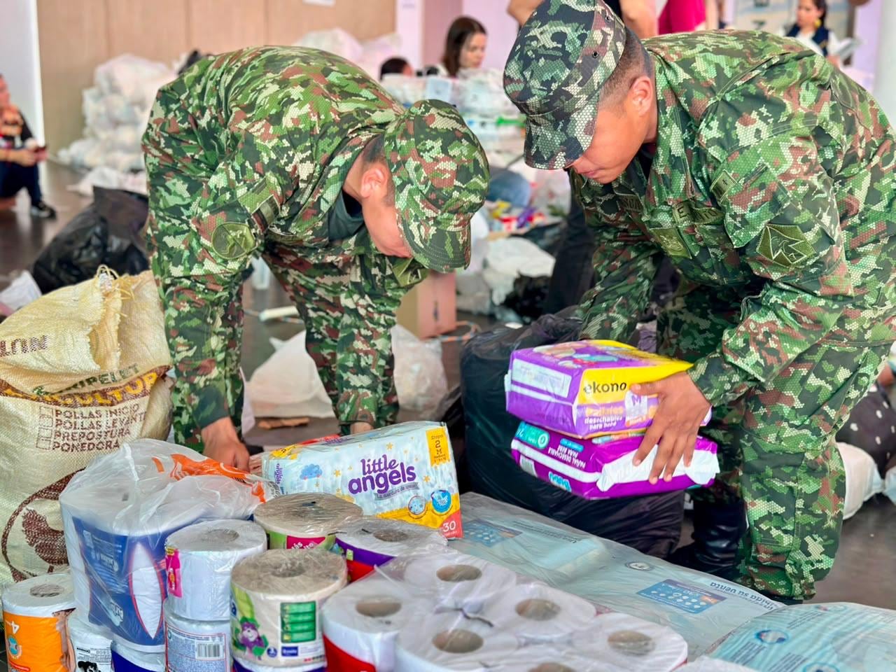 Durante la celebración se logró recaudar 26 toneladas de ayudas para los damnificados del terremoto.