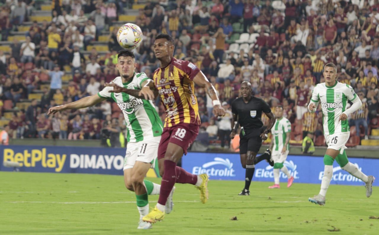 Atlético Nacional empató frente al Deportes Tolima.