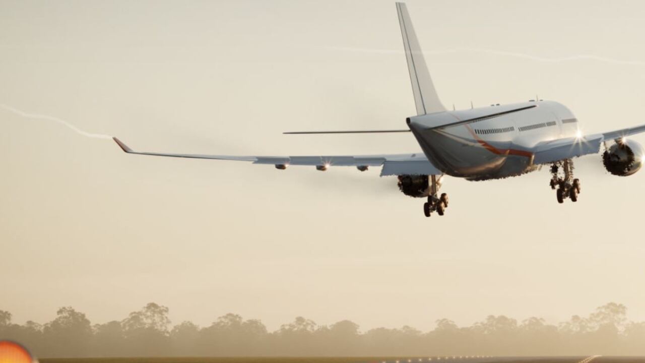 El hecho fue grabado por pilotos de otra aeronave (foto de referencia).