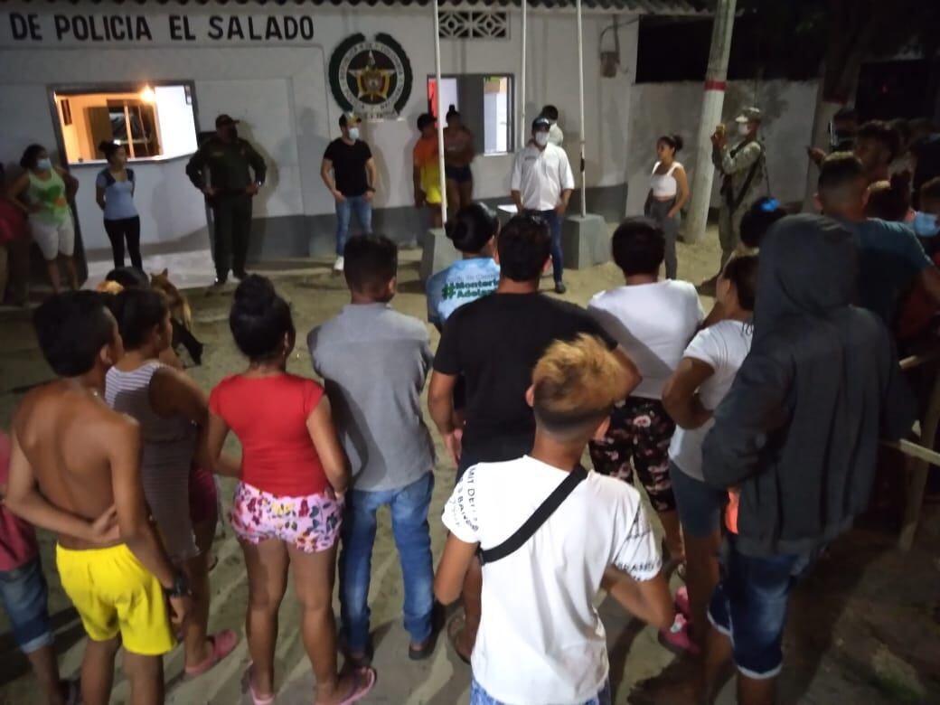 Víctimas de amenazas de El Salado