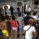 Víctimas de amenazas de El Salado