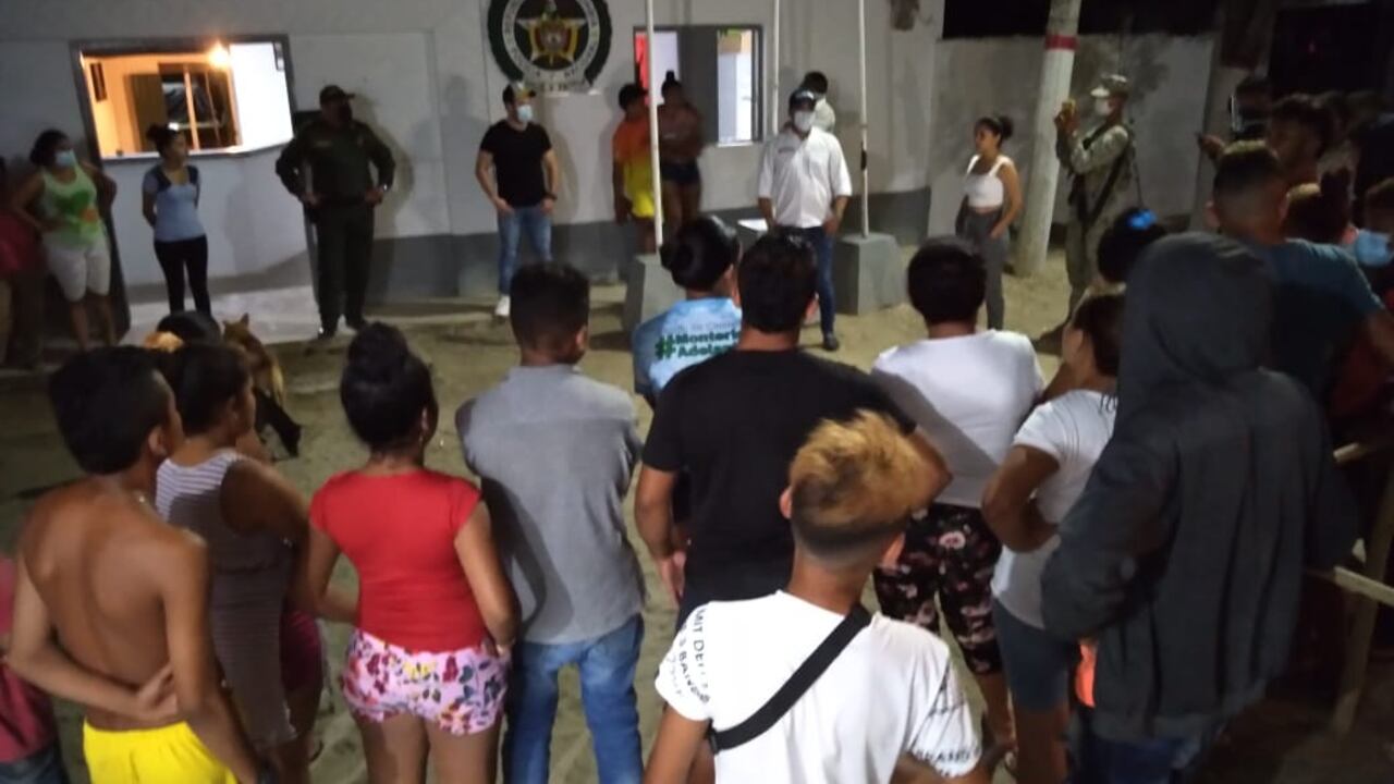 Víctimas de amenazas de El Salado