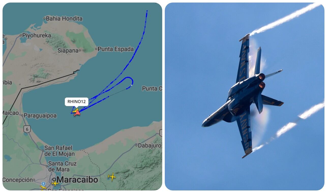 Los radares reportaron el ingreso de las aeronaves