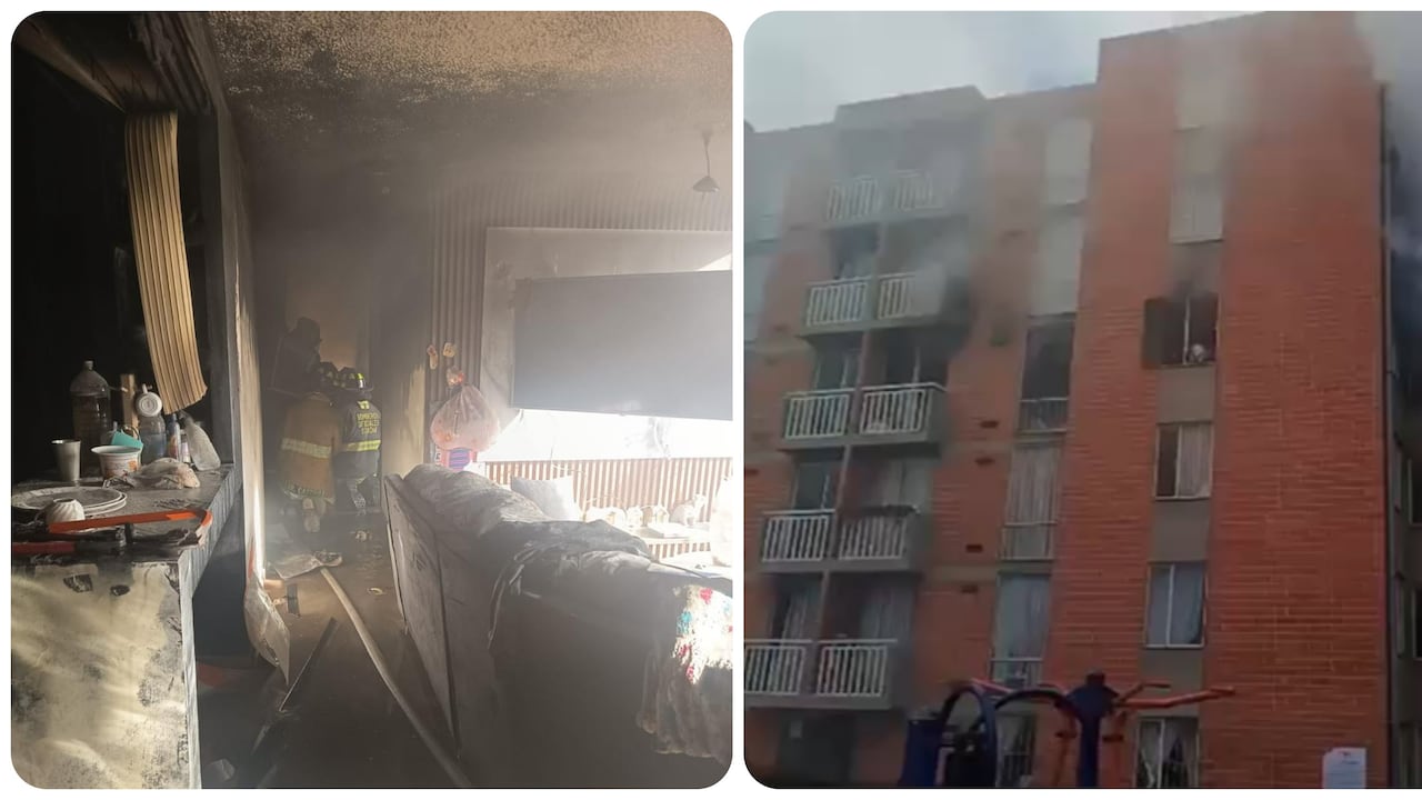 Bomberos de Soacha controlan incendio estructural en el Conjunto Residencial El Futuro I.