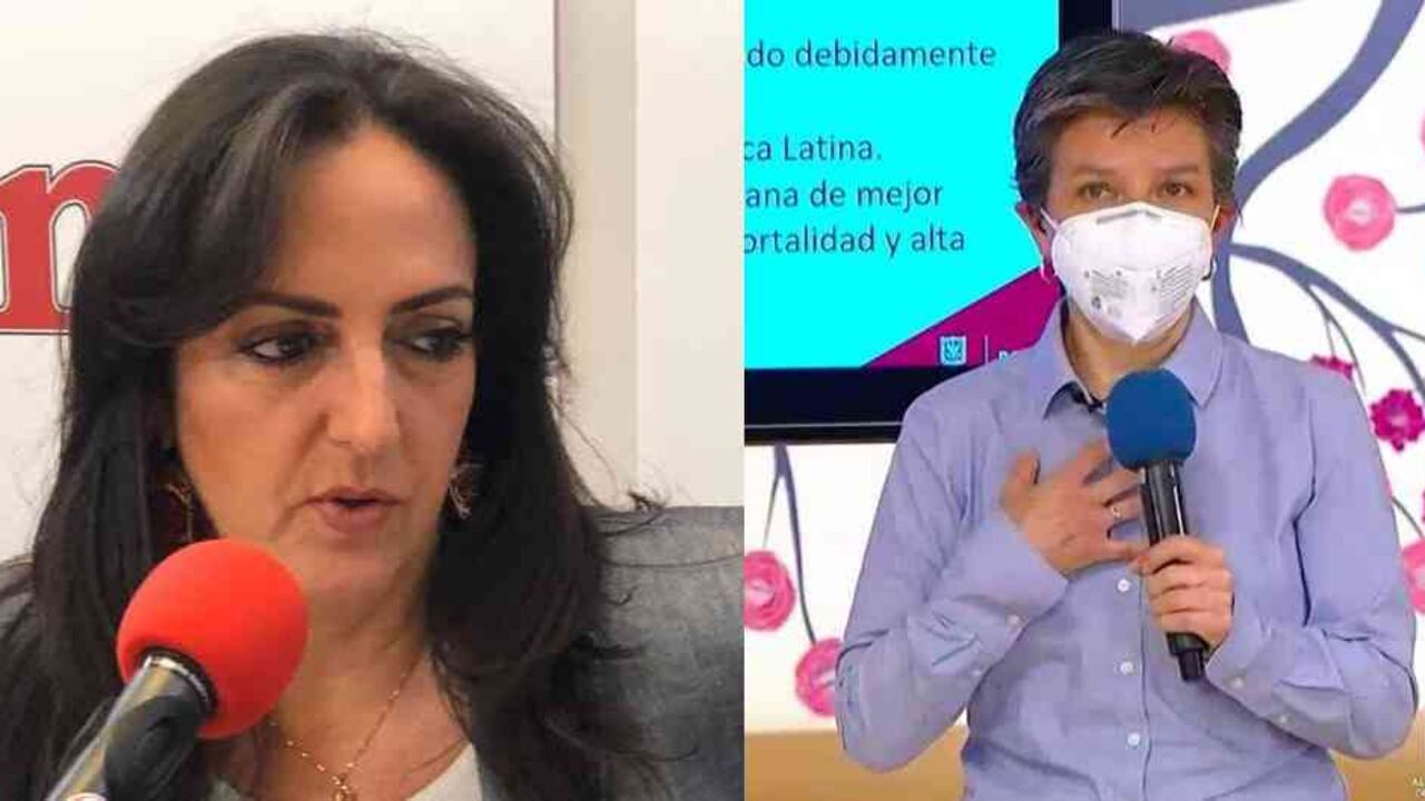 María Fernanda Cabal le pide a Claudia López permitir el "porte legal de armas"/Fotos: SEMANA y Alcaldía de Bogotá