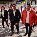 El candidato Carlos Caicedo junto a su fórmula vicepresidencial, Nelson Alarcón realizaron la inscripción de su candidatura en la Registraduria Nacional.