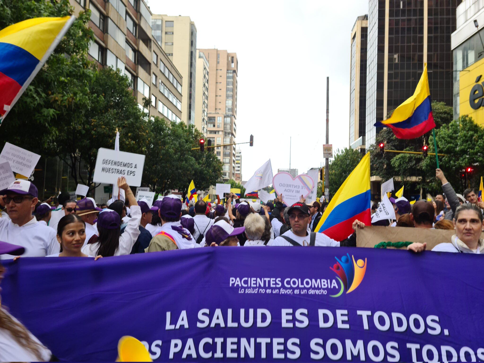Pacientes en las marchas