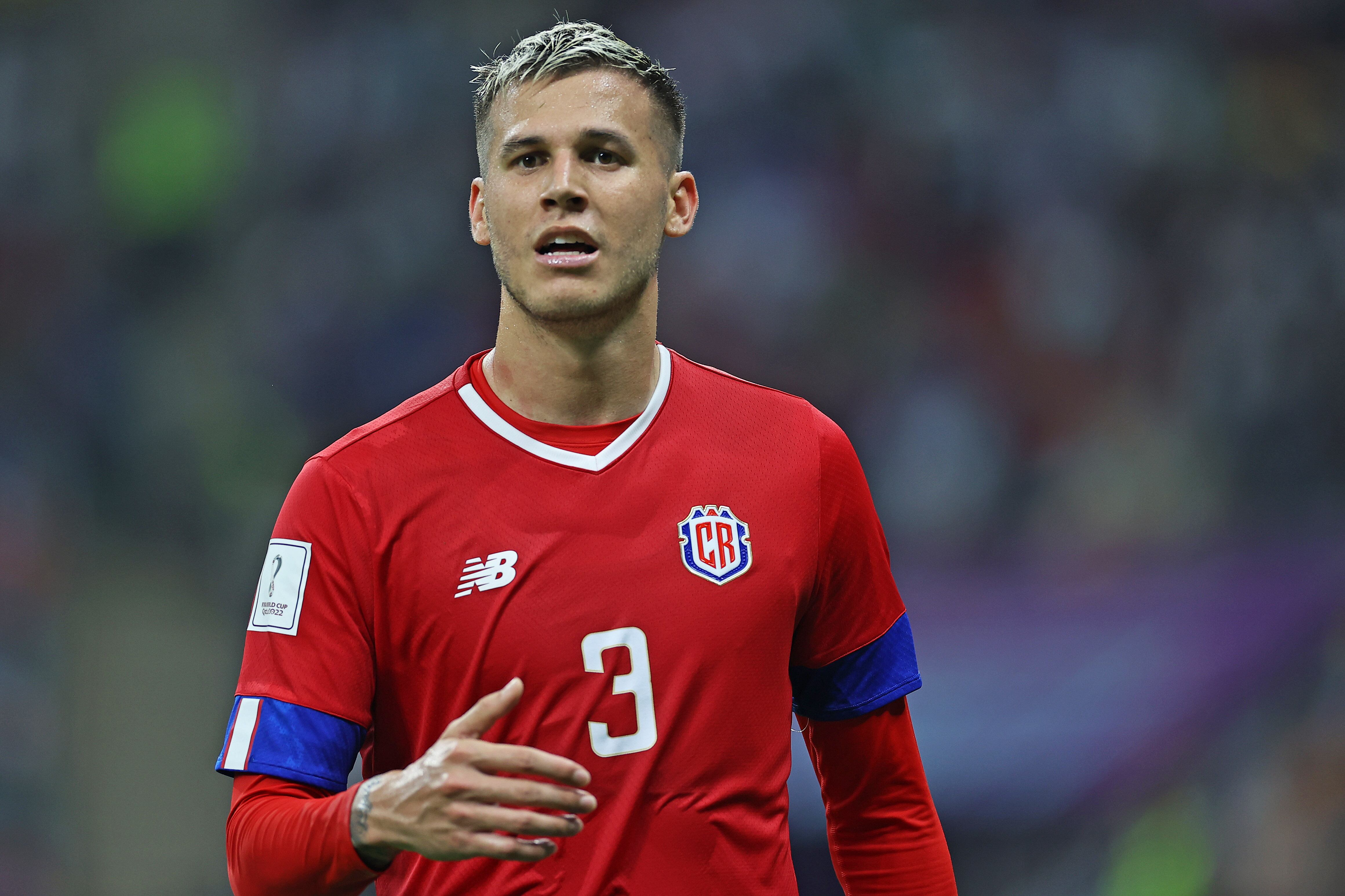 Juan Pablo Vargas con la selección de Costa Rica