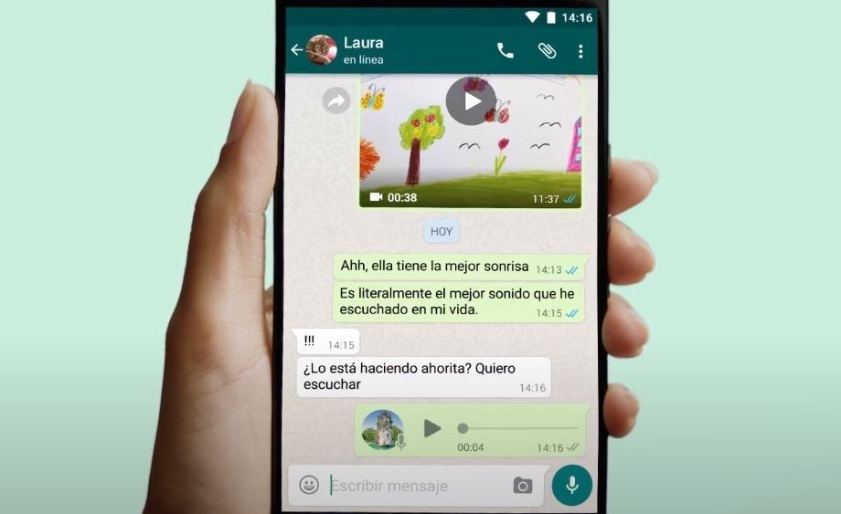 WhatsApp se actualiza con una función de video mensajes para sus chats.