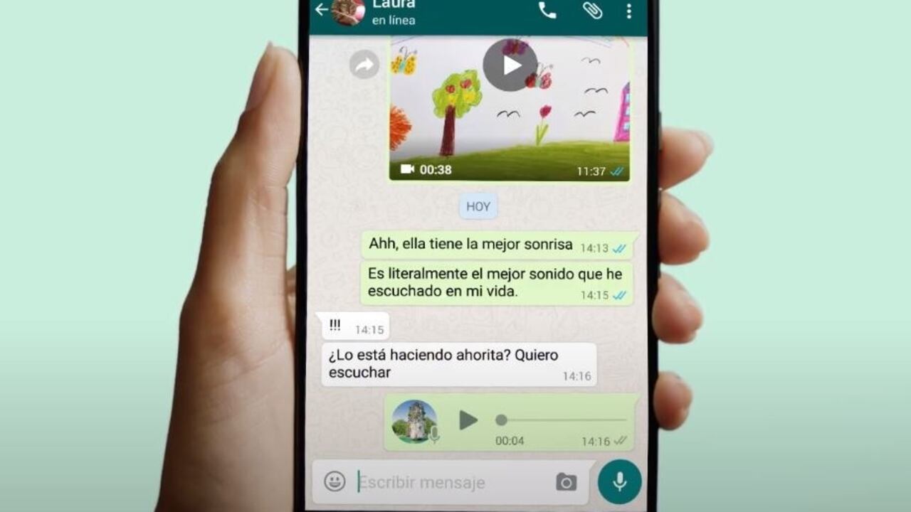 WhatsApp se actualiza con una función de video mensajes para sus chats.