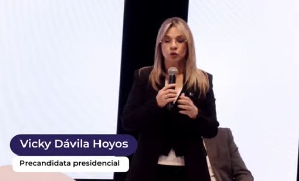 Vicky Dávila propuso hablar de alianzas.