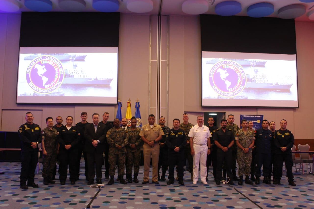 Armada Nacional lidera el primer ejercicio de operaciones cibernéticas en un entorno naval; así fue el encuentro internacional